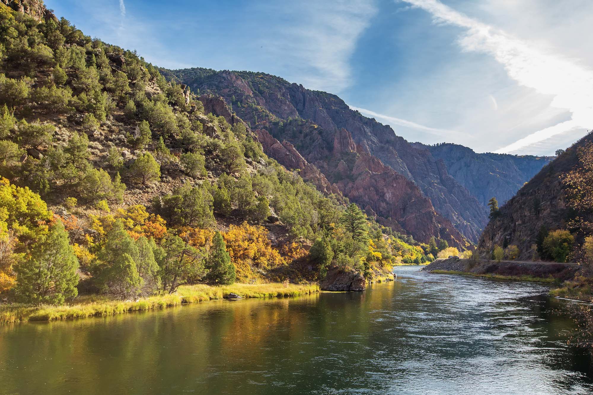 Black Canyon of the Gunnison park in Colorado, USA