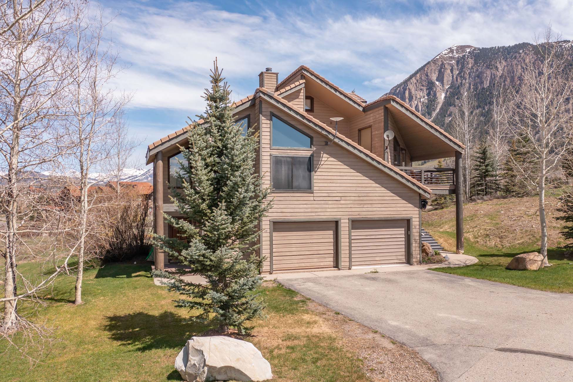 49 Powderview Drive, Crested Butte Colorado - front of house Mountain View