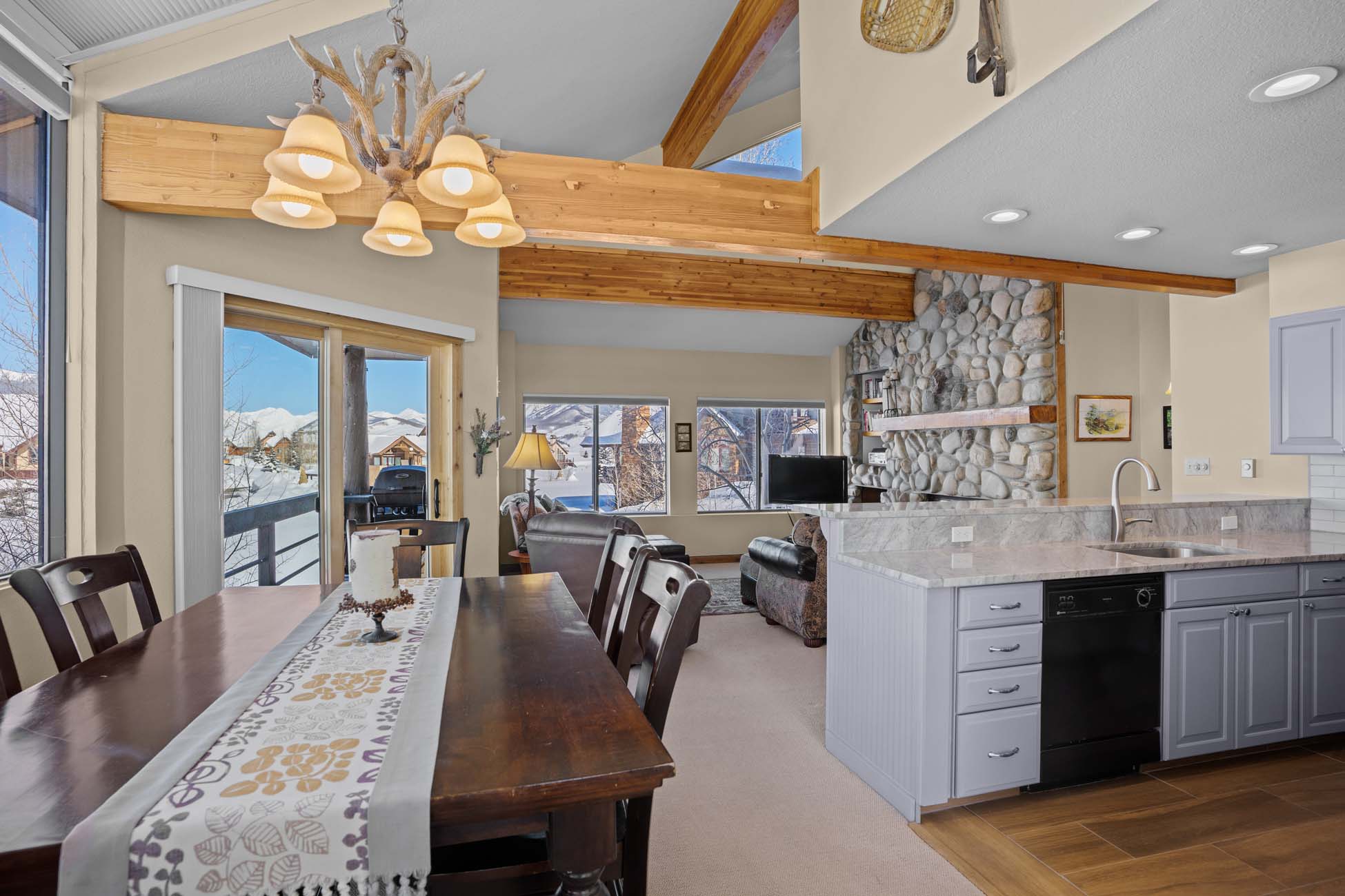 49 Powderview Drive, Crested Butte Colorado - Kitchen_dining room