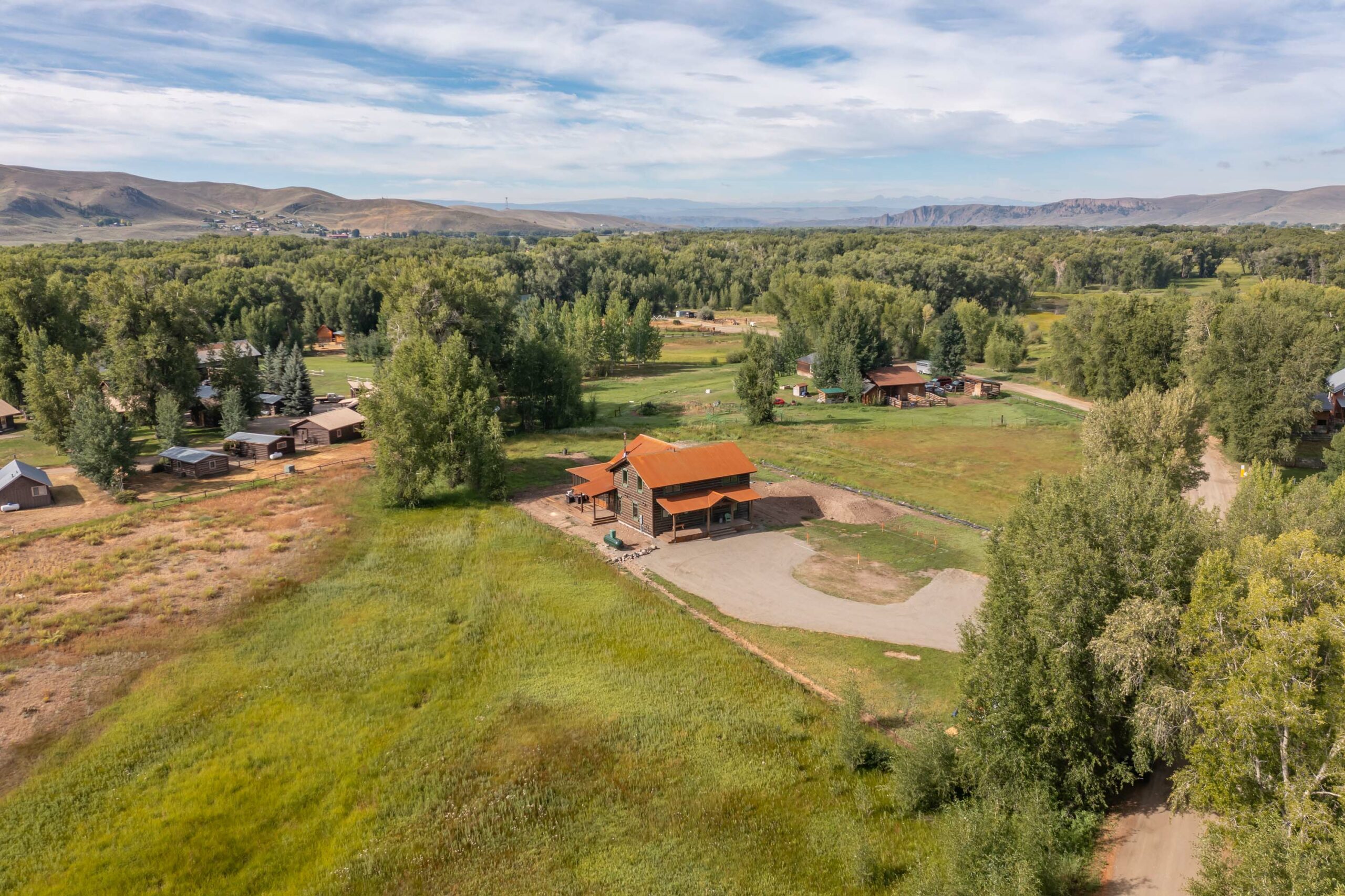 159 Rocky River Lane, Gunnison Colorado - Drone view