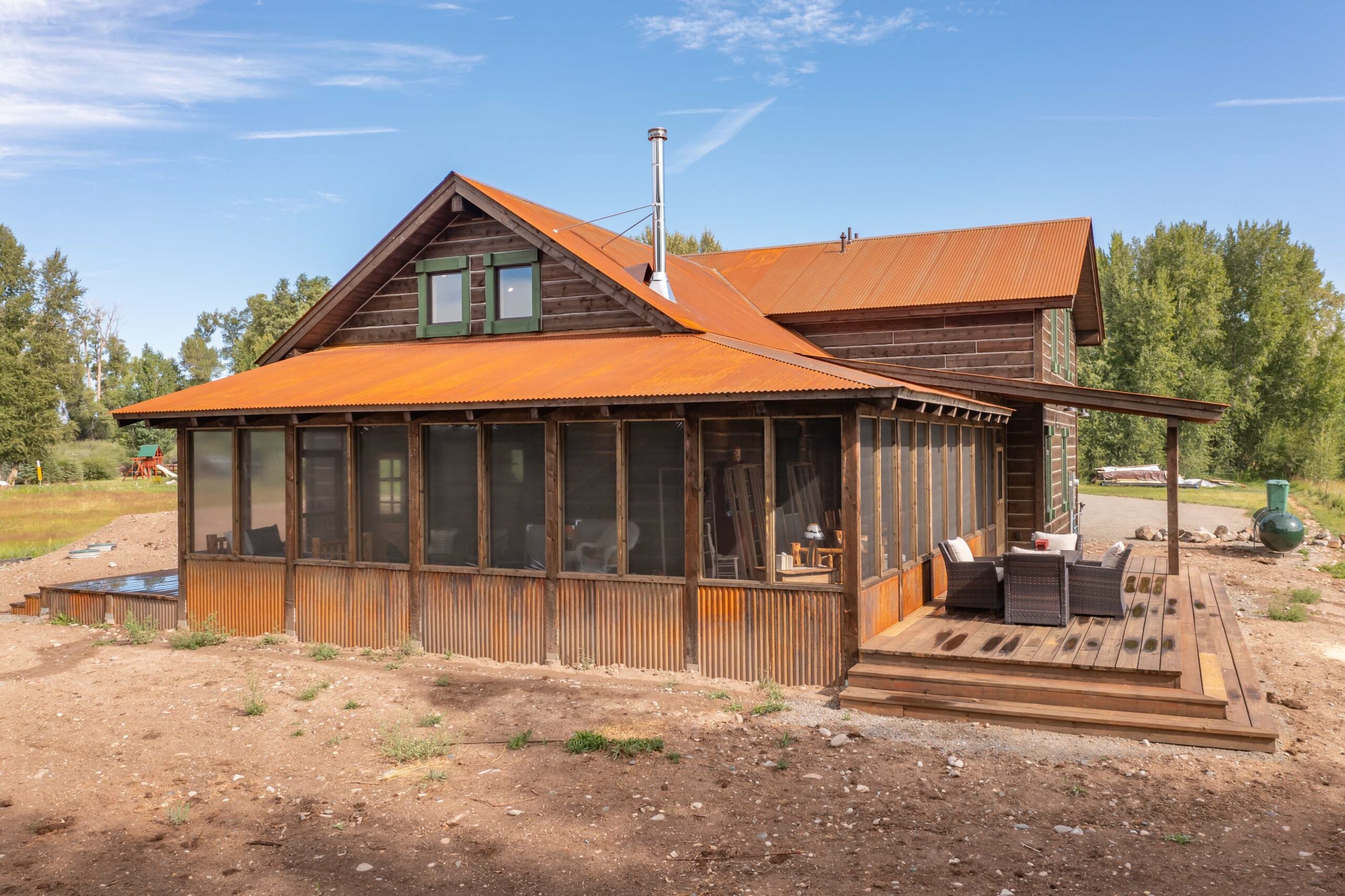 159 Rocky River Lane, Gunnison Colorado - porch and deck