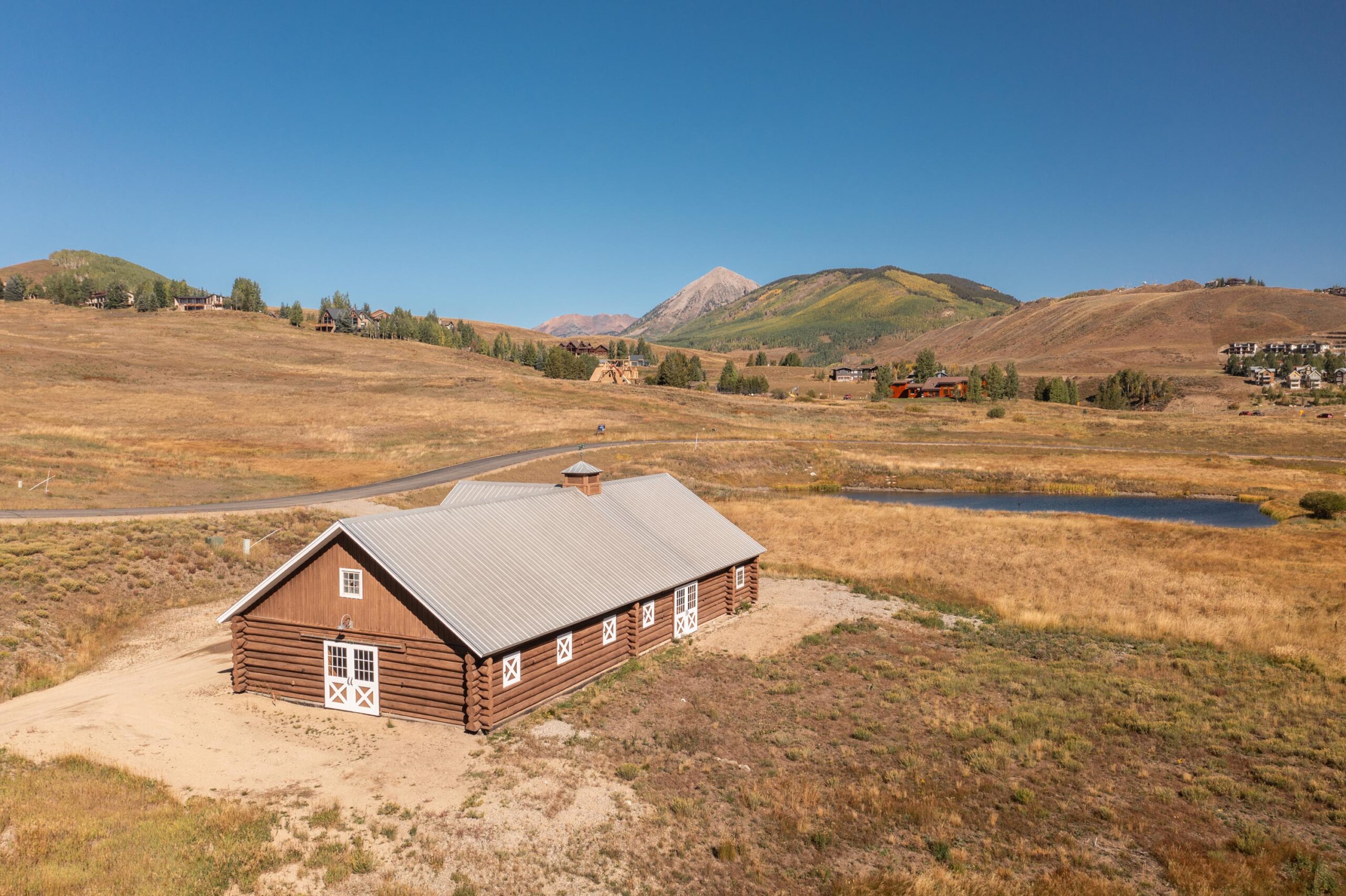 370 Saddle Ridge Ranch Road Crested Butte, Colorado - common area barn