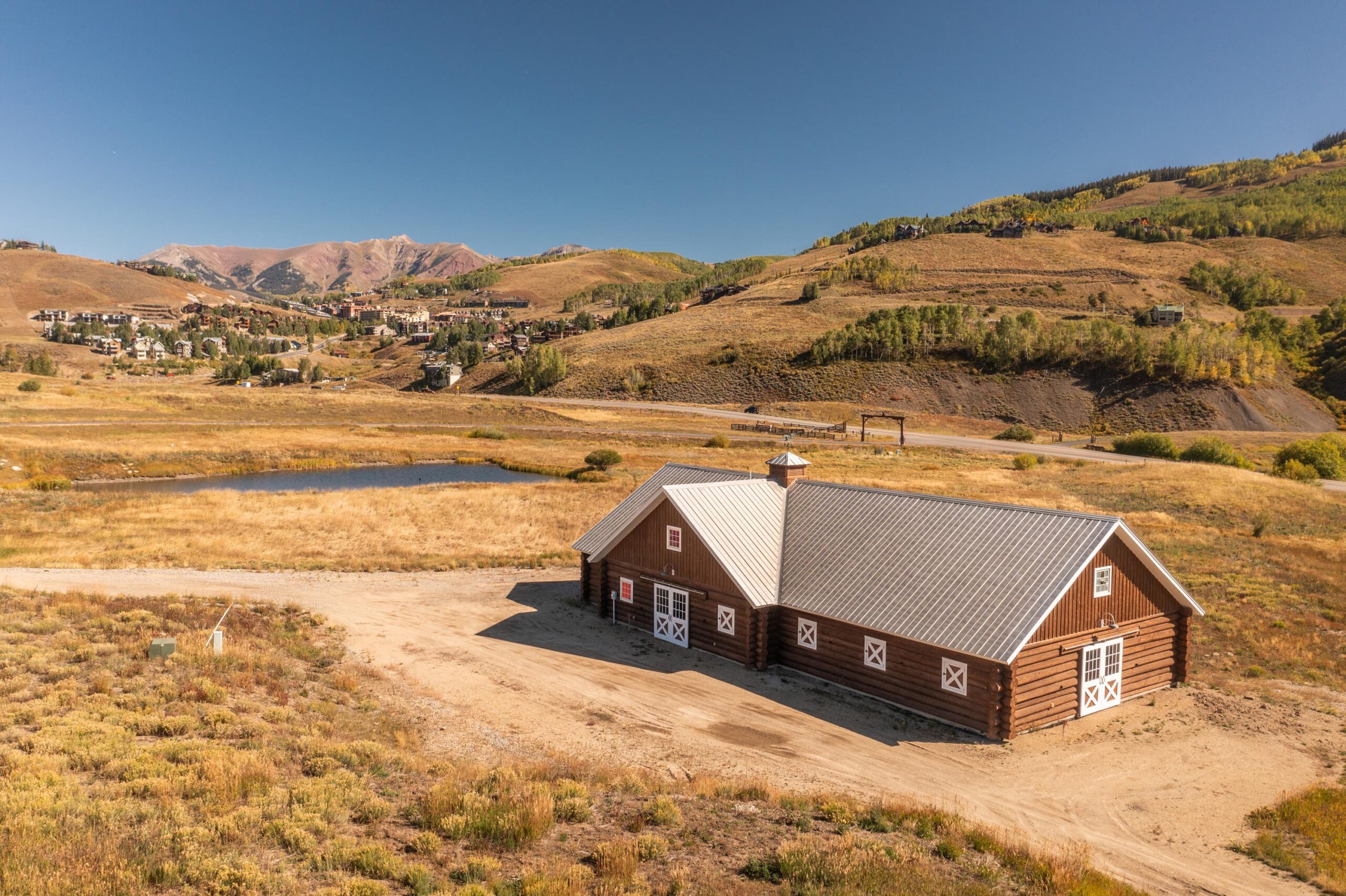 370 Saddle Ridge Ranch Road Crested Butte, Colorado - common area barn