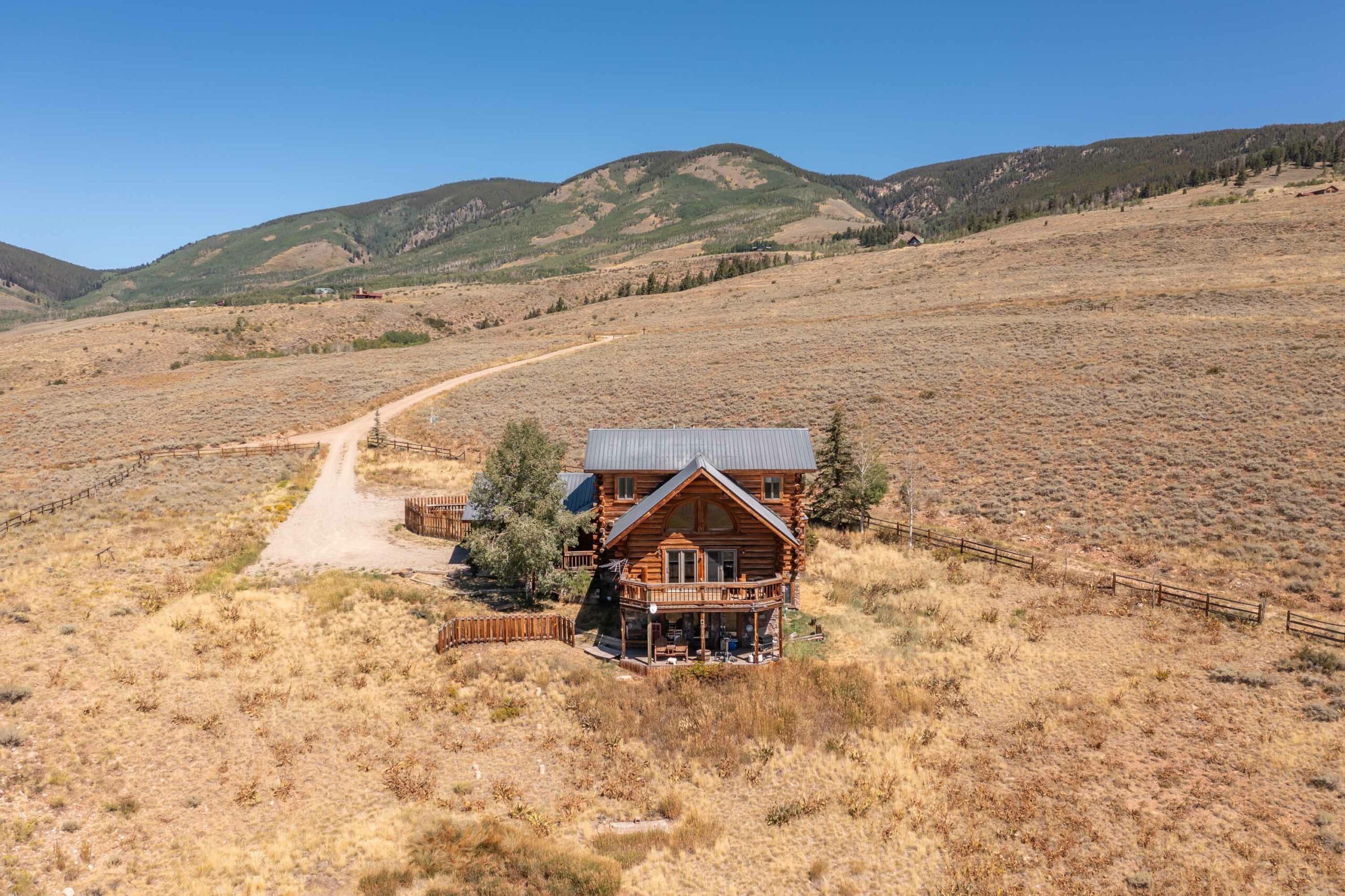 1 Renegade Road Almont, Colorado - drone view front of property