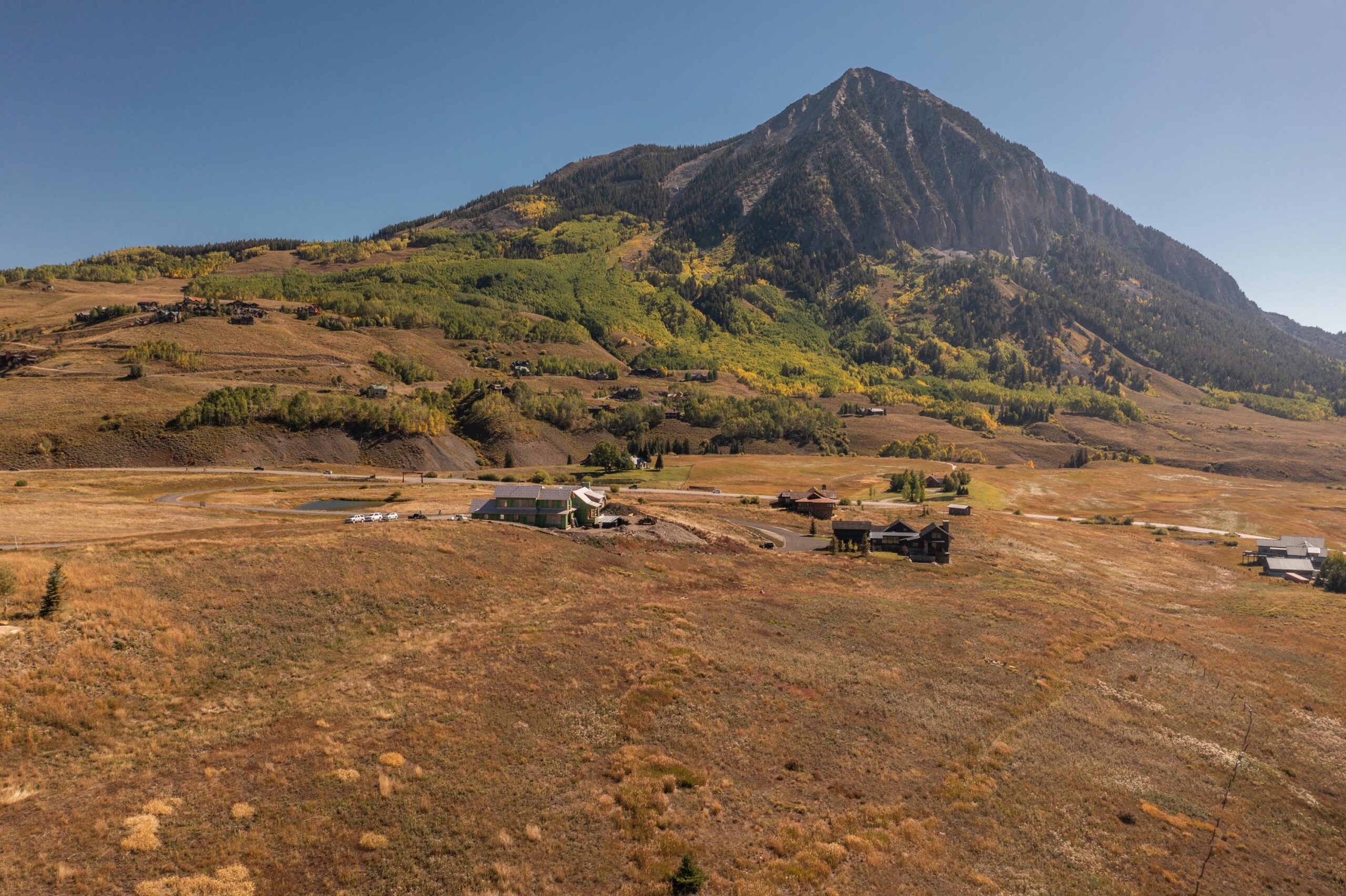 370 Saddle Ridge Ranch Road Crested Butte, Colorado - drone Mountain View