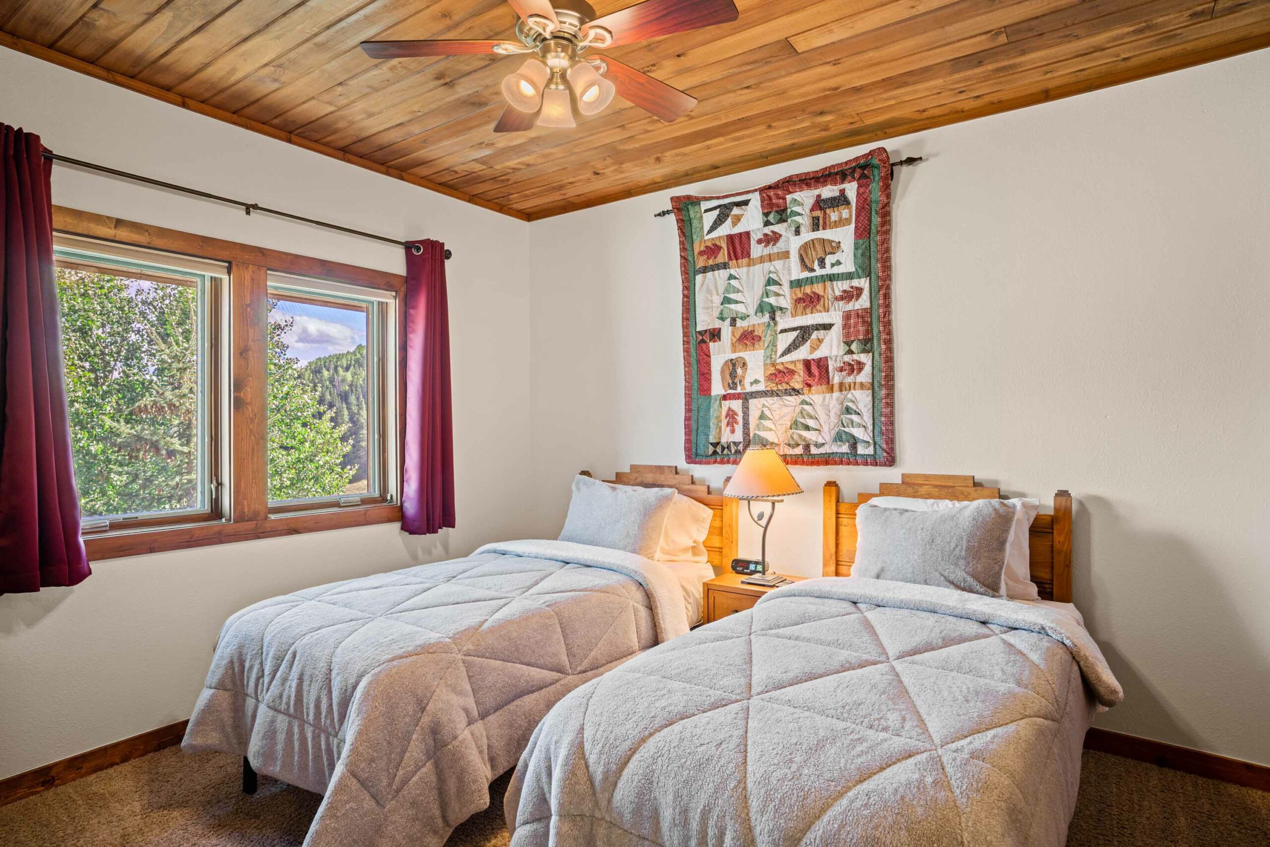 45 Creek Cove Crested Butte, CO -2nd Level Twin Bedroom