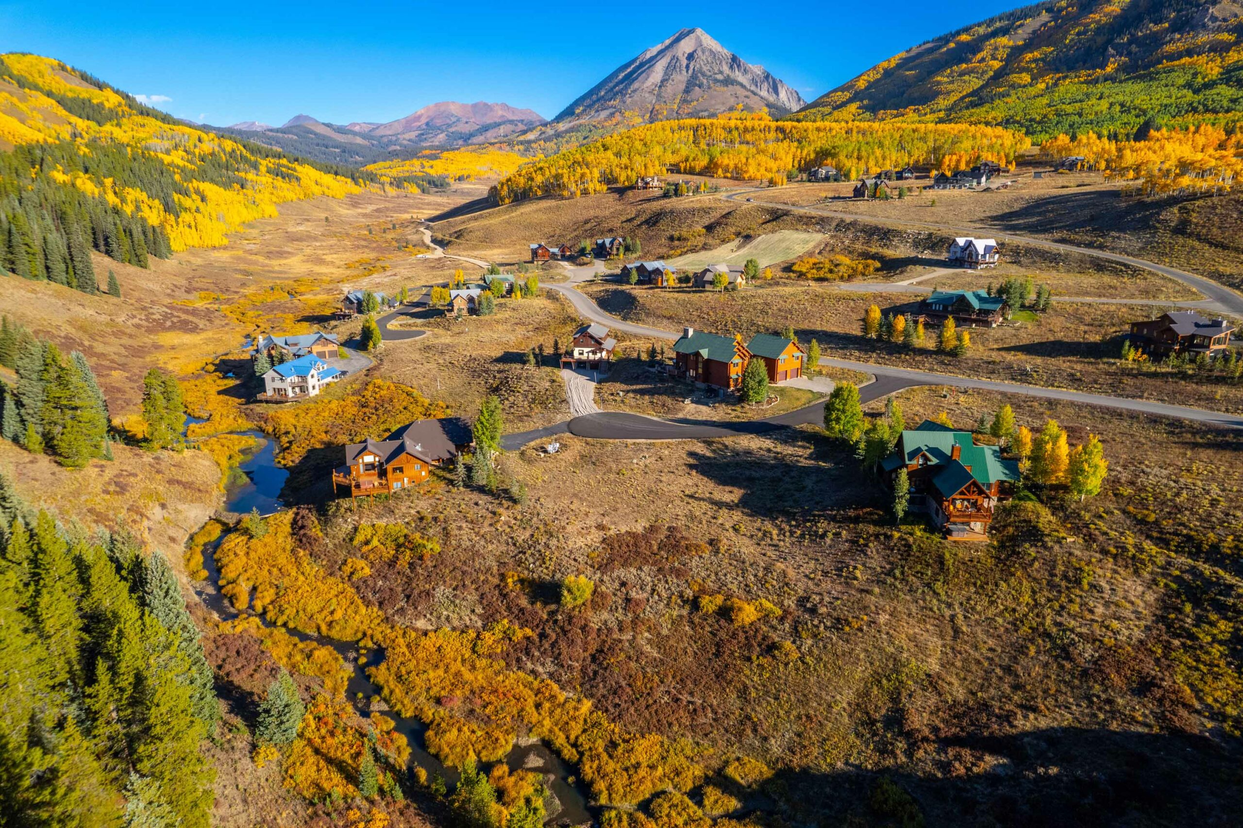 45 Creek Cove Crested Butte - Gothic aerial