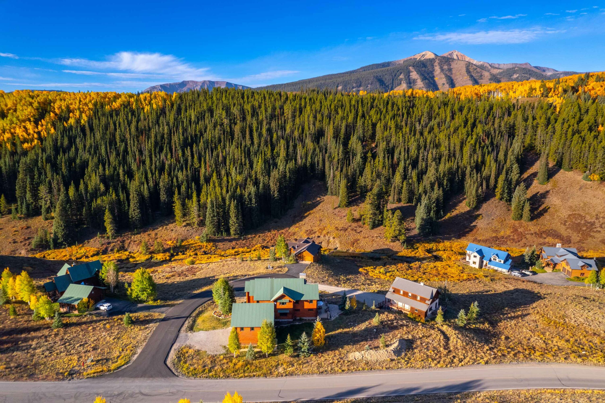 45 Creek Cove Crested Butte, CO - Aerial side 2