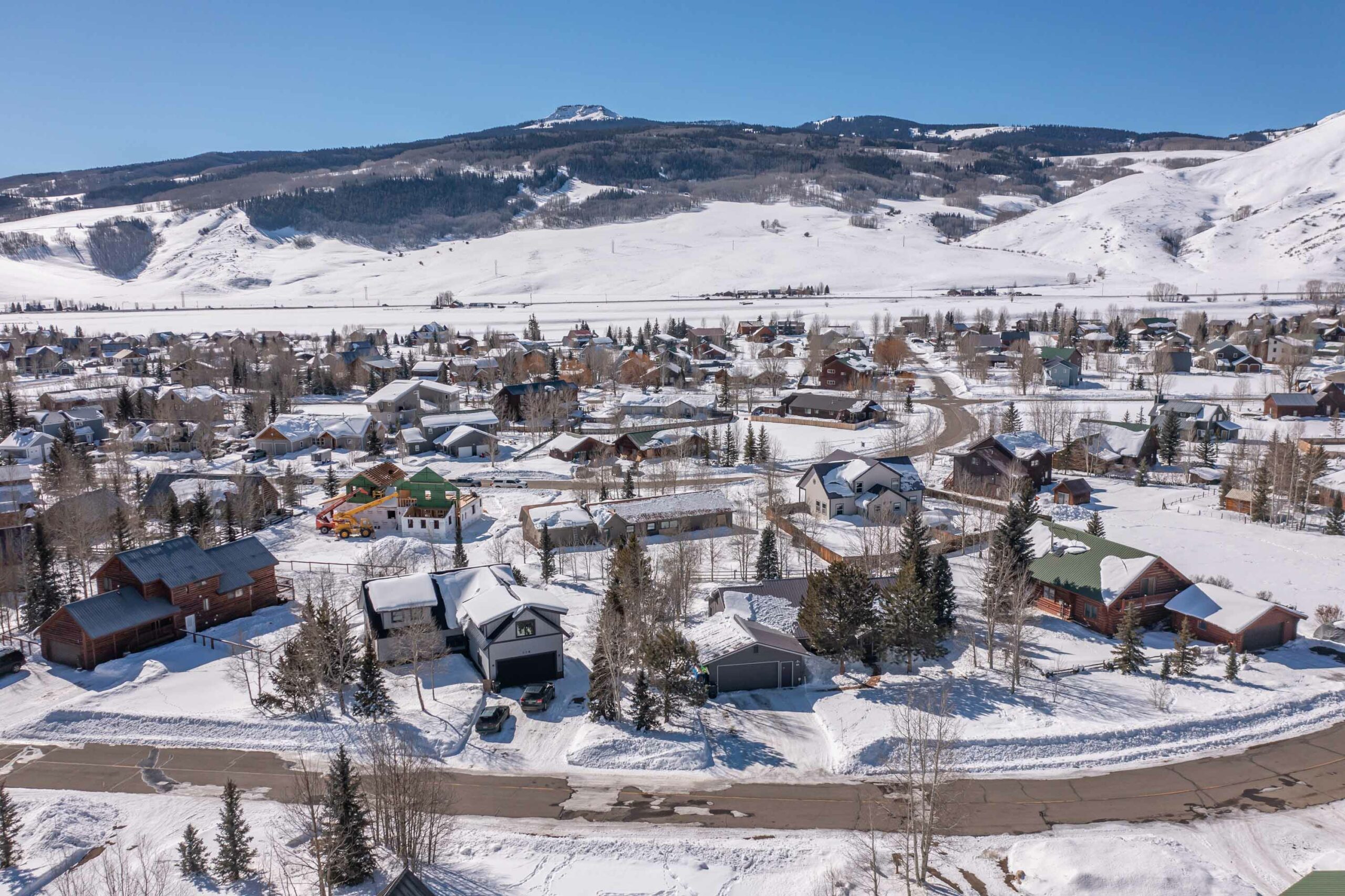 392 Haverly Street Crested Butte South, Colorado - drone view_