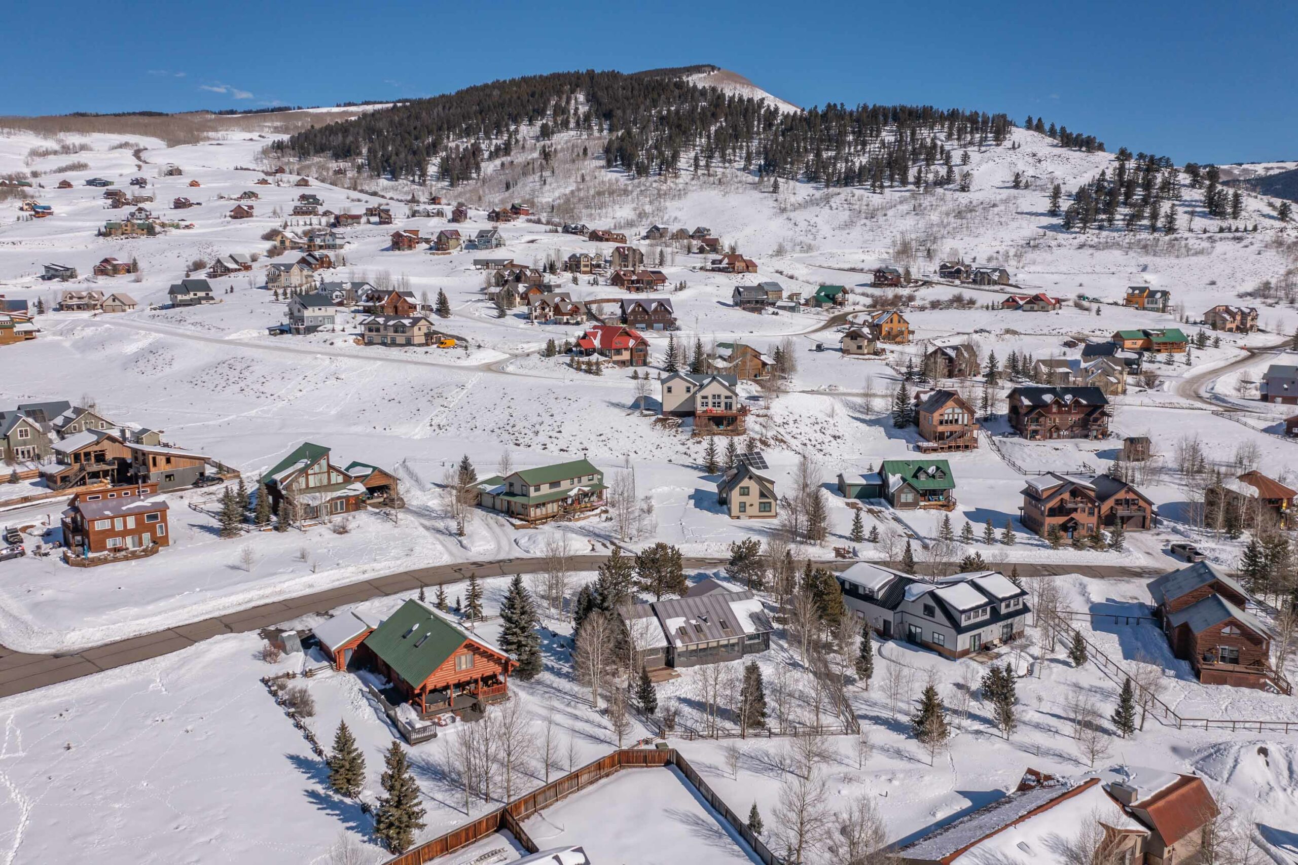 392 Haverly Street Crested Butte South, Colorado - drone view_