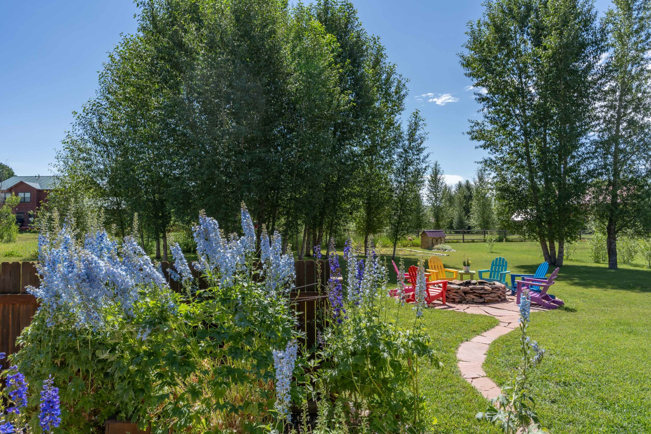 229 Meadow Lark Trail Gunnison, Colorado - backyard landscaping