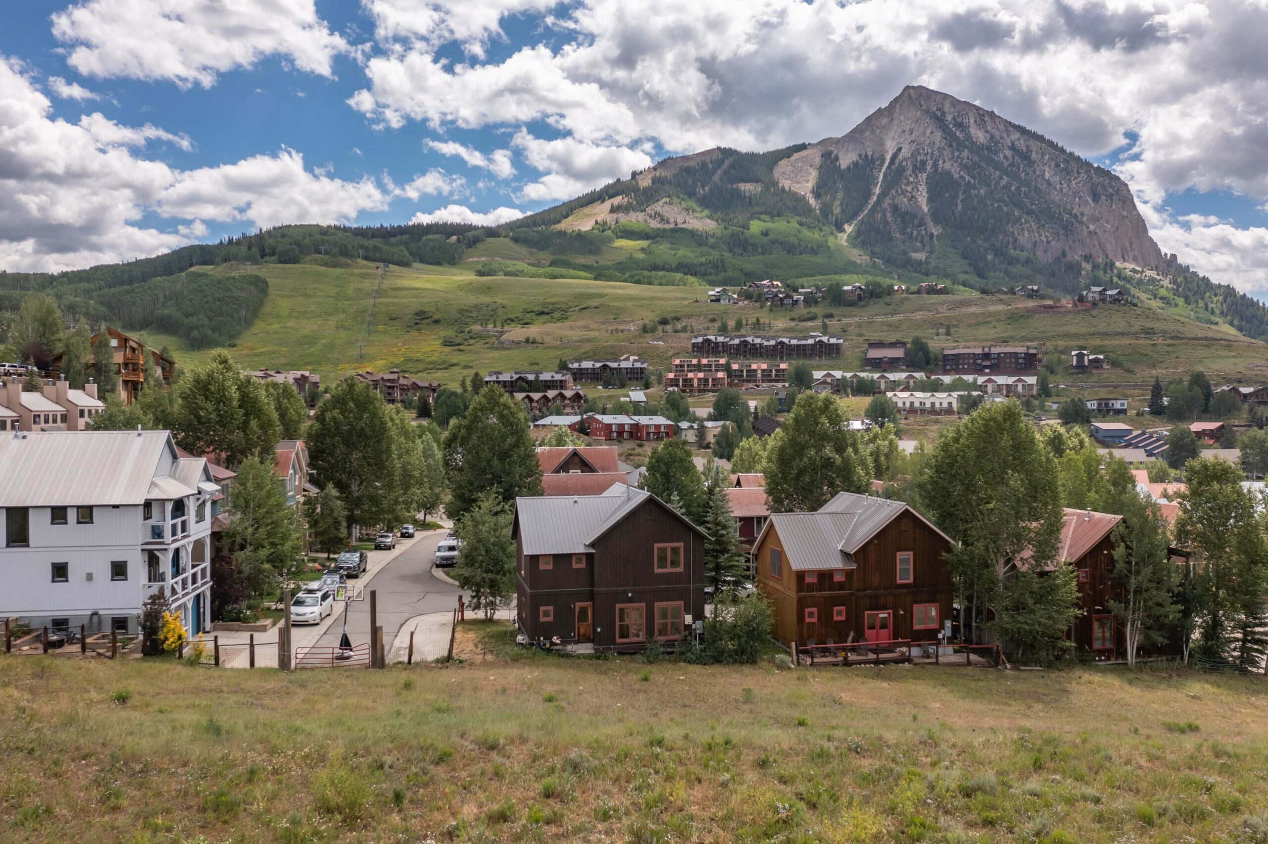 102 Horseshoe Drive Mt. Crested Butte, Colorado - back view of property