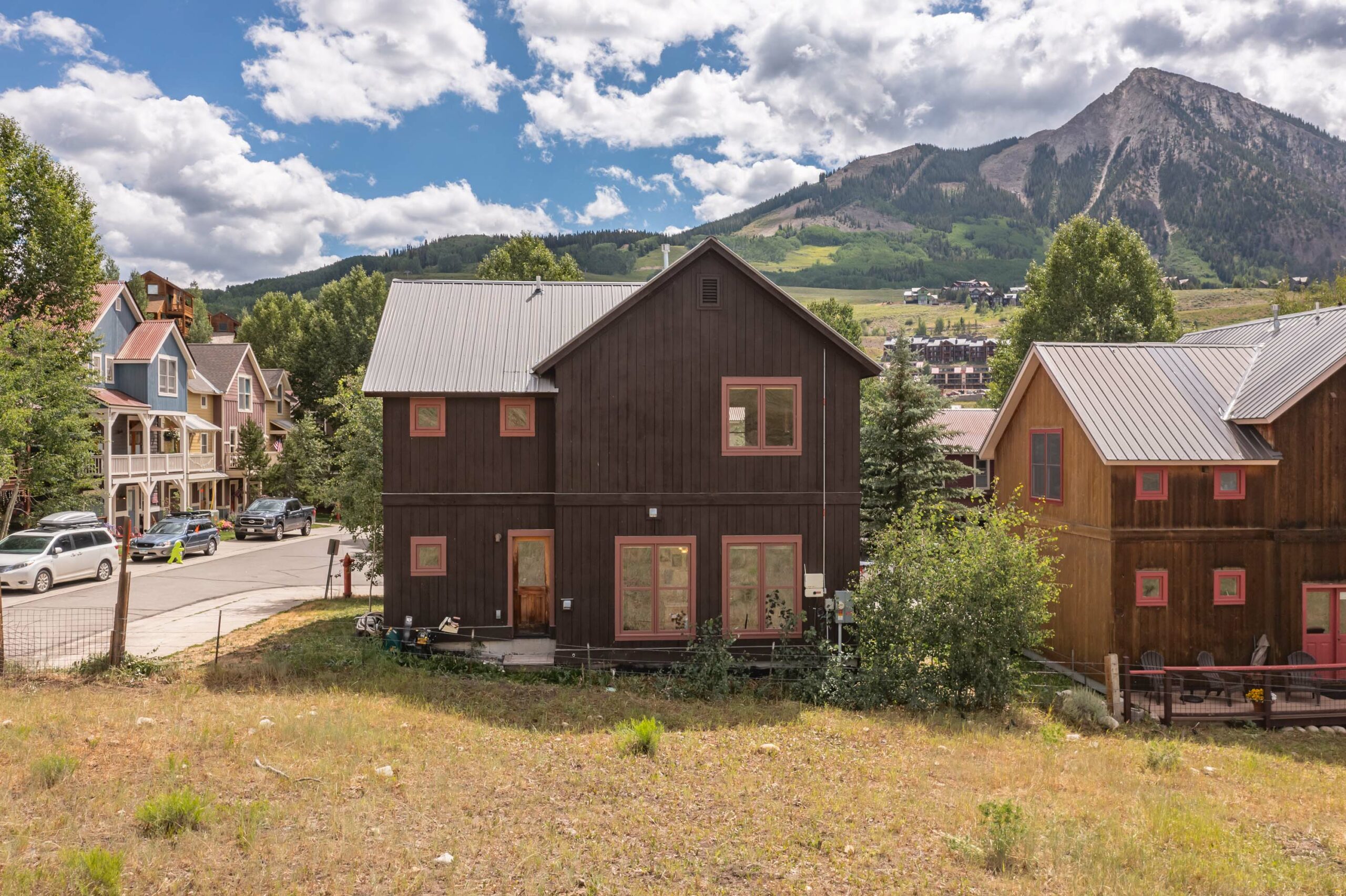 102 Horseshoe Drive Mt. Crested Butte, Colorado - back of property