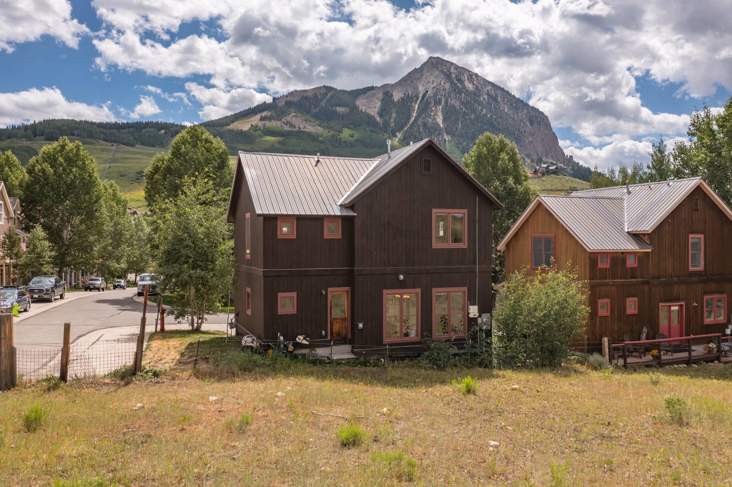 102 Horseshoe Drive Mt. Crested Butte, Colorado - back of property