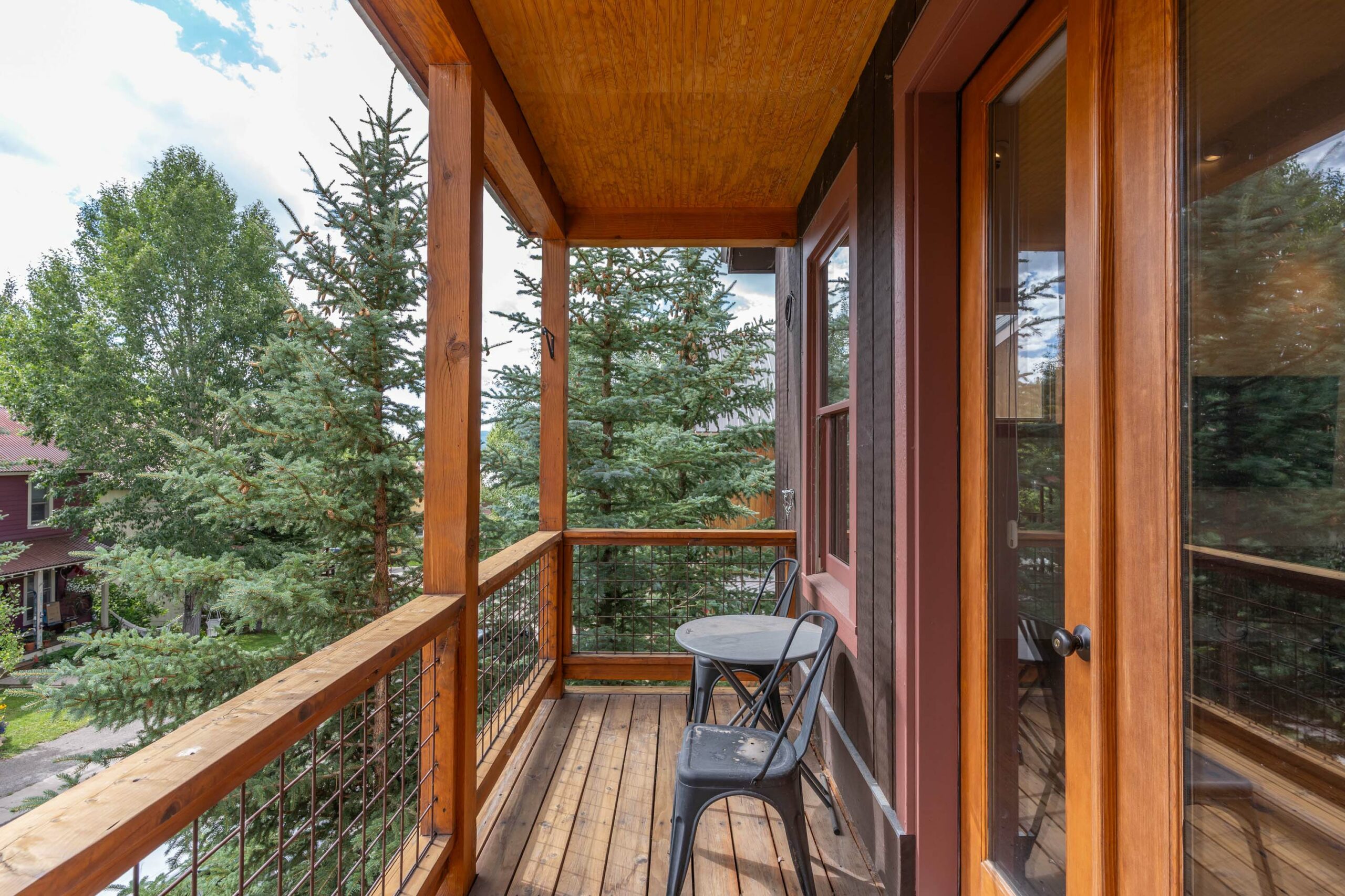 102 Horseshoe Drive Mt. Crested Butte, Colorado - covered porch