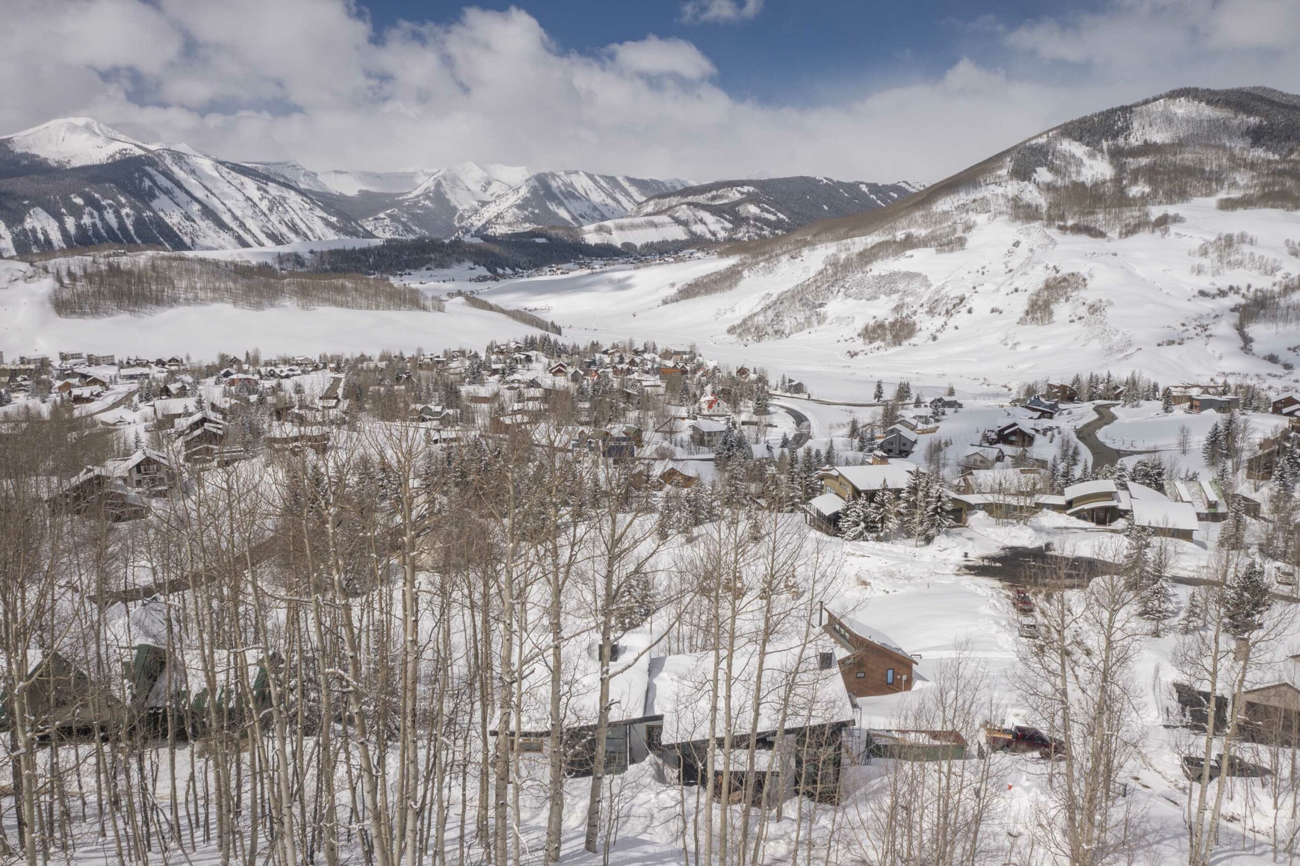 38 Ruby Drive Mt. Crested Butte, Colorado - drone view