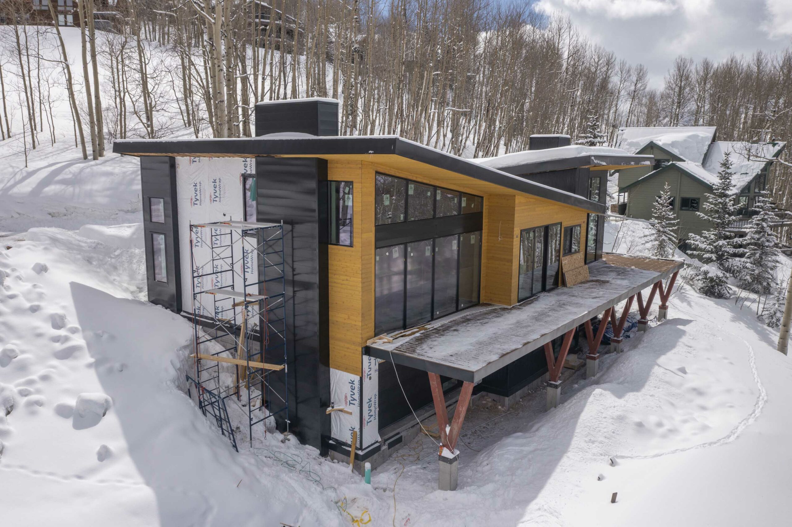38 Ruby Drive Mt. Crested Butte, Colorado - exterior drone view