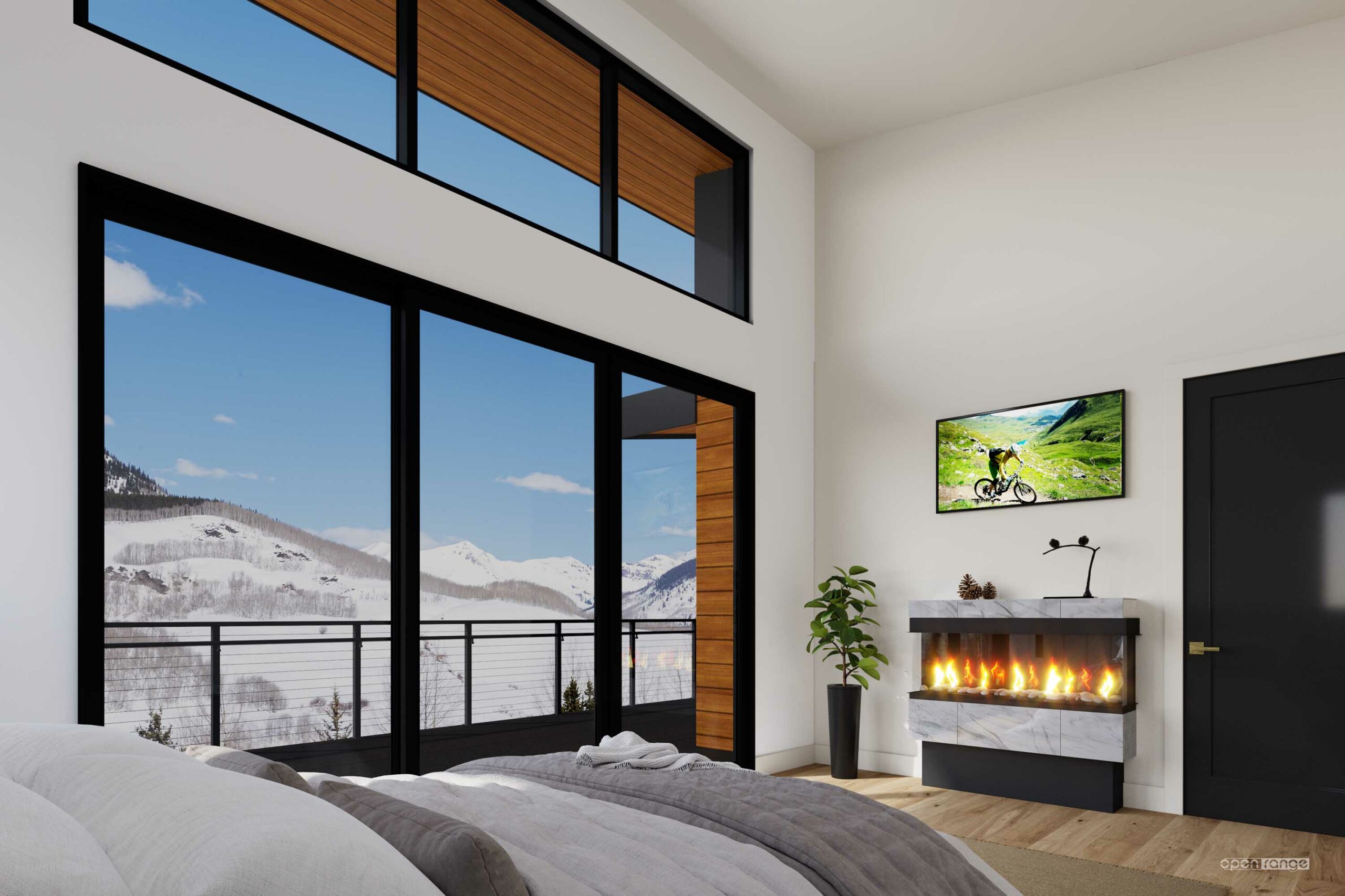 38 Ruby Drive Mt. Crested Butte, Colorado - bedroom rendering