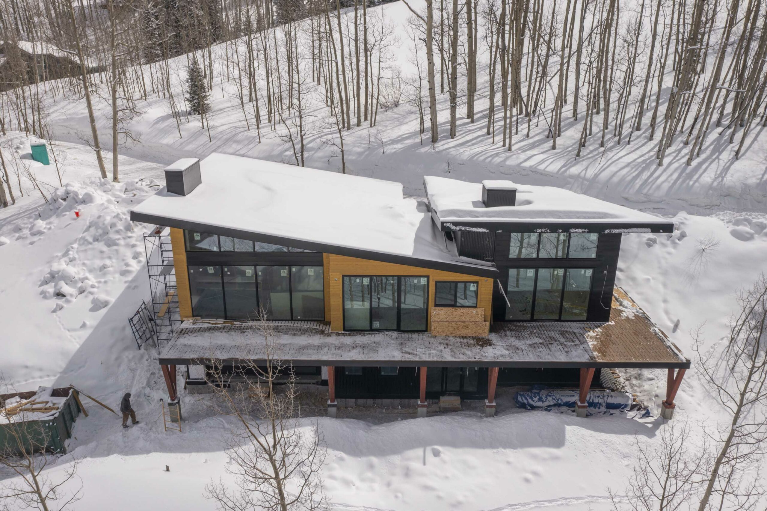 38 Ruby Drive Mt. Crested Butte, Colorado - exterior drone view